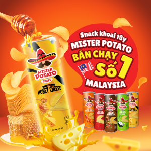 Mister Potato Chips Snack Keripik Kentang 106 Gram Original